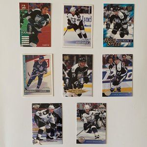 Tampa Bay Lightning Vintage NHL Hockey Cards - Lot of 8 w/ Hamrlik, Bradley